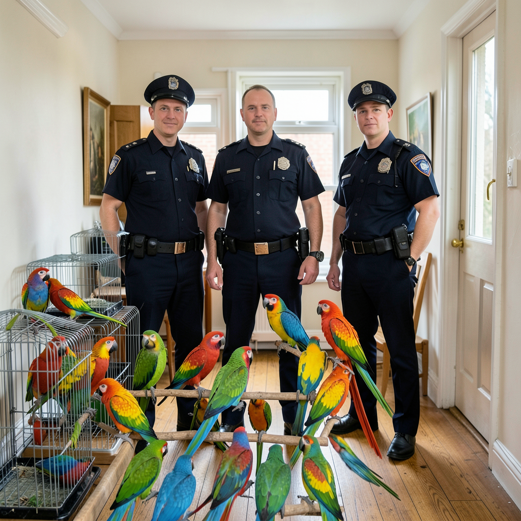 32 parrots discovered during multi-agency raid on Bradford property
